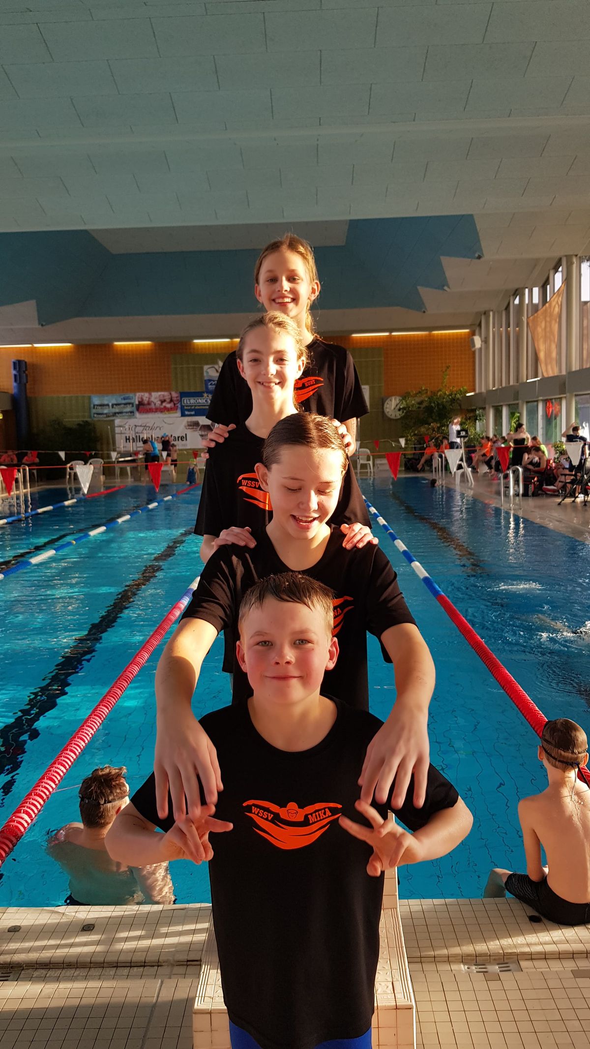 Foto, von oben: Emma Elisabeth Woogk, Jannika Hutter, Lena Berlinska und Mika Schröter. Fotografin: Garnet Thomßen.